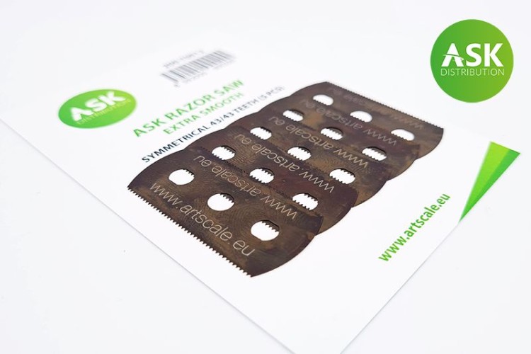 Art Scale 200-T0012 5 pc ASK Razor Saw 43/43 teeth No Scale