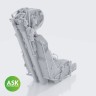 Art Scale 200-A48061 Martin-Baker Type 9B Mk.2 ejection seat for Sepecat Jaguar GR.1/GR.1A in 1/48 scale. Precise 3D print without seat belts 1/48