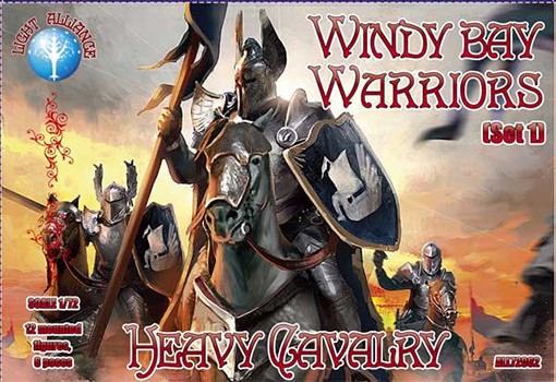 Dark Alliance ALL72062 Windy bay warriors. Set 1. Heavy Cavalry 1/72