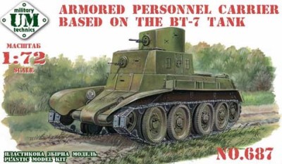 UniModel UMM-72687 Бронетранспортер на базе танка БТ-7 1/72