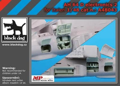 BlackDog BDOA48043 AH-64 D electronics 2 (ITALERI) 1/48