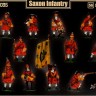 Mars MAR72035 Northern War Saxon infantry 56 figures 1/72