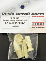 Kora Model D72142 German armor piercing bomb PC 1400RS 'Fritz' 1/72