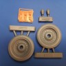 SPM 35080 Колесо 1250х200 ранние, диск посередине для М-30 (2шт) 1/35