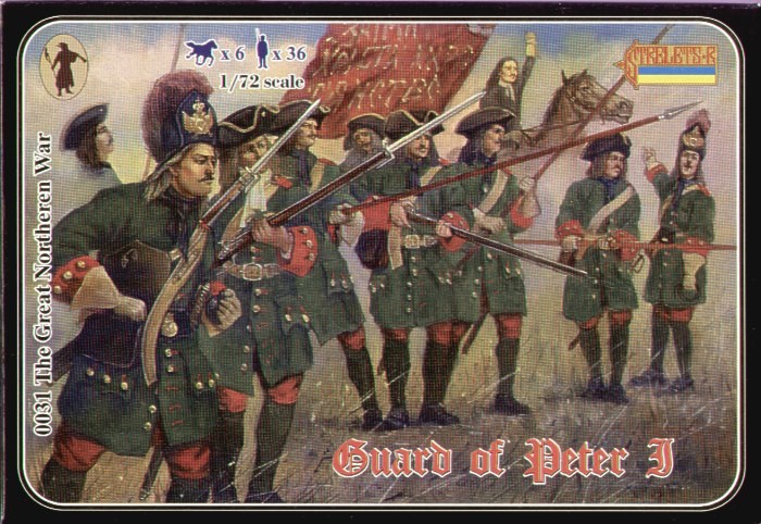 Strelets STR03172 The Russian Guard of Peter 1st 1/72