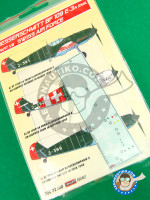 Kora Model DEC72138 Bf 109 E-3A Emil Part VIII (Swiss AF) декали декали 1/72