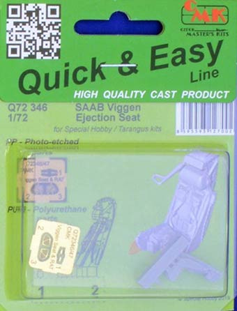 CMK Q72346 SAAB Viggen Ejection Seat (SP.H./TARA) 1/72