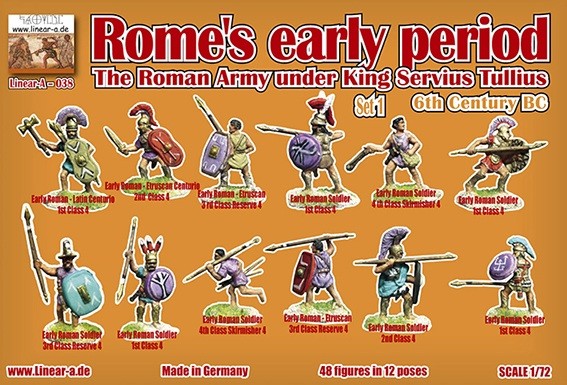 Linear-A LA038 Rome'S Early Period 1/72