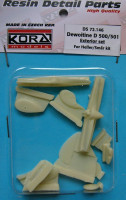 Kora Model DS72146 Dewoitine D 500/501 Exterior set (HELL/SMER) 1/72