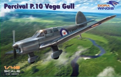 Dora Wings 48005 Самолет Percival P.10 Vega Gull 1/48