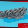 Armory ARAW48354 Convair B-58 Hustler wheels with weighted tyres 1/48