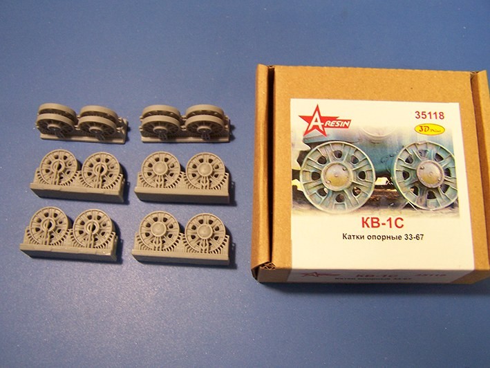 A-resin 35118 КВ-1С Опорные катки (33-67) 1/35