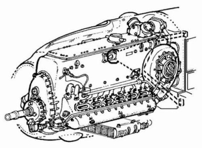 CMK 4058 Bf-109E - engine set for TAM (DB-601A/ B) 1/48