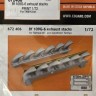 Eduard 672406 BRASSIN Bf 109G-6 exhaust stacks PRINT (TAM) 1/72