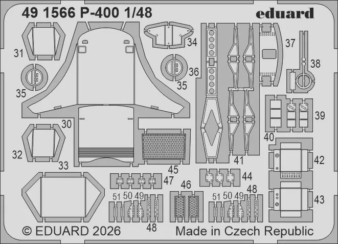 Eduard 491566 SET P-400 (ARMA H.) 1/48