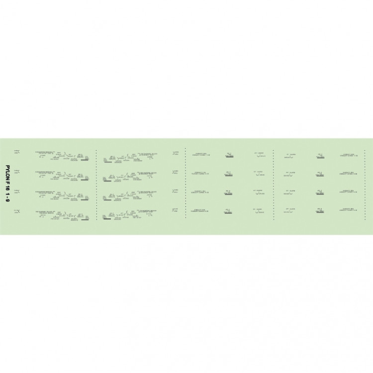 HGW 232010 STENCILS F-16 C Block 40/50 1/32