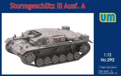UniModel UMM-72292 Sturmgeschultz III Ausf.A 1/72