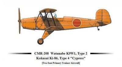 CZECHMASTER CMR-72208 1/72 Kokusai Ki-86 Cypress/Watanabe K9W1