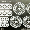 Reji Model 1011 Wheels wire - BBS 15'' (Photoetched parts) 1/24