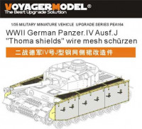Voyager Model PEA164 WWII German Panzer.IV Ausf.J "Thoma shields" wire mesh schurzen (For All) 1/35