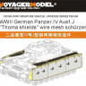 Voyager Model PEA164 WWII German Panzer.IV Ausf.J "Thoma shields" wire mesh schurzen (For All) 1/35