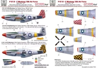 HAD DW48003 Decal P-51 B-C Mustang 15th AF (dry-water) 1/48