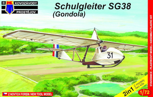 Kovozavody Prostejov 72027 Schulgleiter SG 38 Gondola (2x camo) 2-in-1 1/72