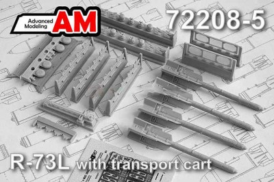 Advanced Modeling AMC 72208-5 Транспортная тележка с ракетами Р-73 1/72