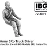 IBG U7231 Italian Army 3Ro Truck Driver (3D Print.fig.) 1/72