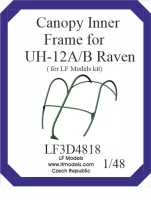 Lf Model 3D4818 UH-12A/B Raven Canopy Inner Frame (3D-Print) 1/48