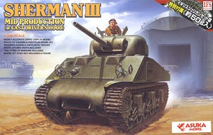 Asuka Model 35-018 British Army Sharman III Middle Production w/Metal Drivers Hood