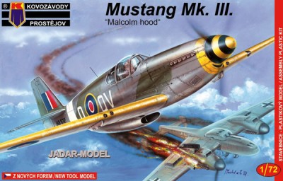 Kovozavody Prostejov 72032 Mustang Mk.III - &quot;Malcolm hood&quot; 1/72