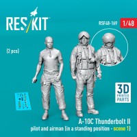 Reskit F48169 A-10C Thunderbolt II pilot & airman (2 pcs.) 1/48