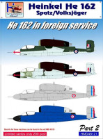 Hm Decals HMD-48121 1/48 Decals Heinkel He 162 Foreign Service Part 2