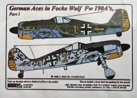 AML AMLC144024 Decals German Aces in Fw 190A's - Part I 1/144