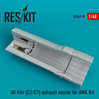 Reskit RSU48-0090 IAI Kfir (C2/C7) exhaust nozzles (AMK) 1/48