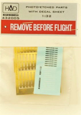 HAD PE32005 Remove Before Flight (PE set&amp;decal) 1/32
