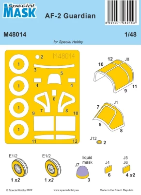 Special Hobby M48014 Mask for AF-2 Guardian (SP.HOBBY) 1/48
