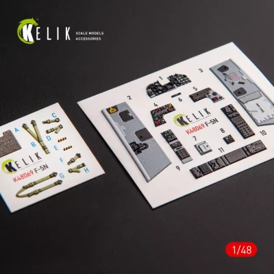 Reskit K48069 F-5N interior 3D decals (AFV Club) 1/48