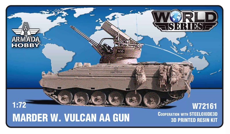 Armada Hobby W72161 Marder w/ Vulcan AA Gun (3D resin kit) 1/72