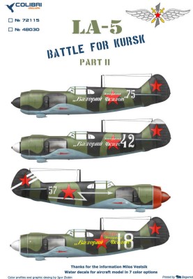 Colibri decals 72115 La-5 Part II 1/72