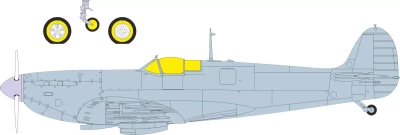 Eduard JX346 Mask Spitfire Mk.Vb (KOTARE) 1/32