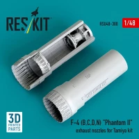 Reskit U48300 F-4 (B, C, D, N) 'Phantom II' exhaust nozzles 1/48