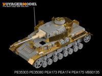 Voyager Model PE35303 WWII German Panzer.IV Ausf.D mit 75mm Kw.K.40 L/43 basic (For DRAGON 6330) 1/35
