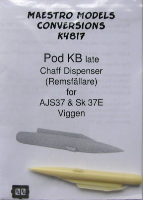 Maestro Models MMCK-4817 1/48 Pod KB late - Chaff Dispenser