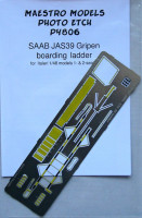 Maestro Models MMCP-4806 1/48 SAAB JAS39 Gripen boarding ladder (PE set)