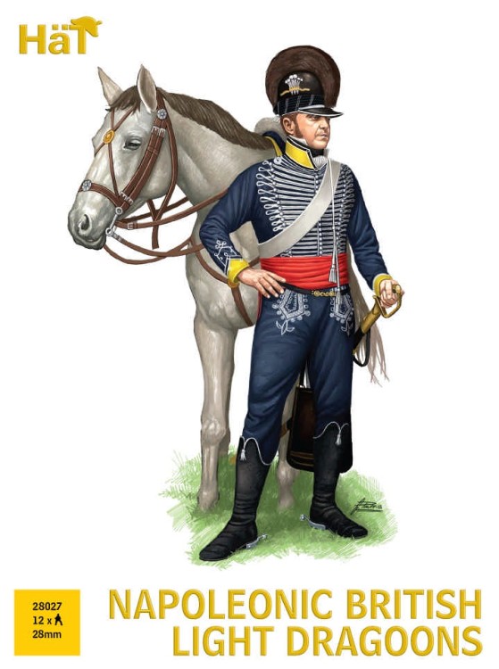 HAT 28027 Napoleonic British Light Dragoons (These are 25mm) 1/56, 28mm