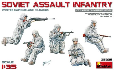 Miniart 35226 Советская штурмовая пехота (зима) 1/35