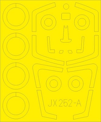 Eduard JX252 Mask 1/32 Mirage 2000 C TFace (KITTYH)