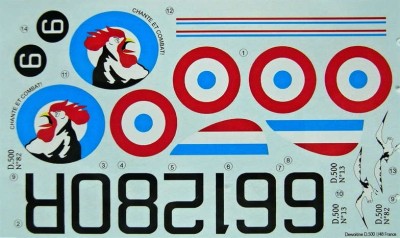 LF Model C4862 Decals Dewoitine D.500 over France (HI-TECH) 1/48